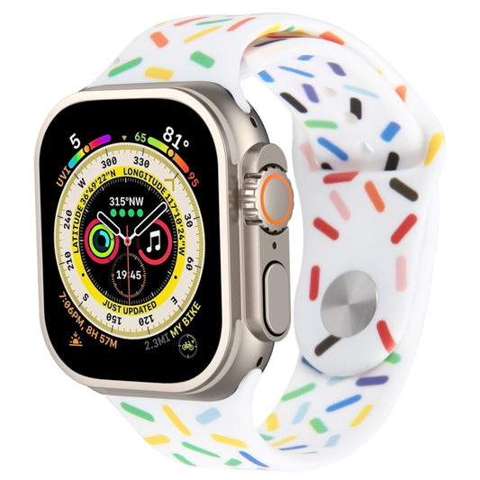 Rainbow Raindrops Silicone Watch Band