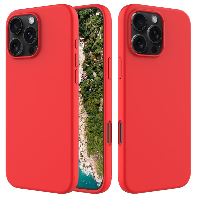 Solid Color Silicone Phone Case, For iPhone 16e, For iPhone 16 Pro Max, For iPhone 16 Pro, For iPhone 16 Plus, For iPhone 16, For iPhone 15 Pro Max, For iPhone 15 Pro, For iPhone 15 Plus
