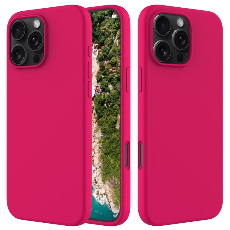 Solid Color Silicone Phone Case, For iPhone 16e, For iPhone 16 Pro Max, For iPhone 16 Pro, For iPhone 16 Plus, For iPhone 16, For iPhone 15 Pro Max, For iPhone 15 Pro, For iPhone 15 Plus