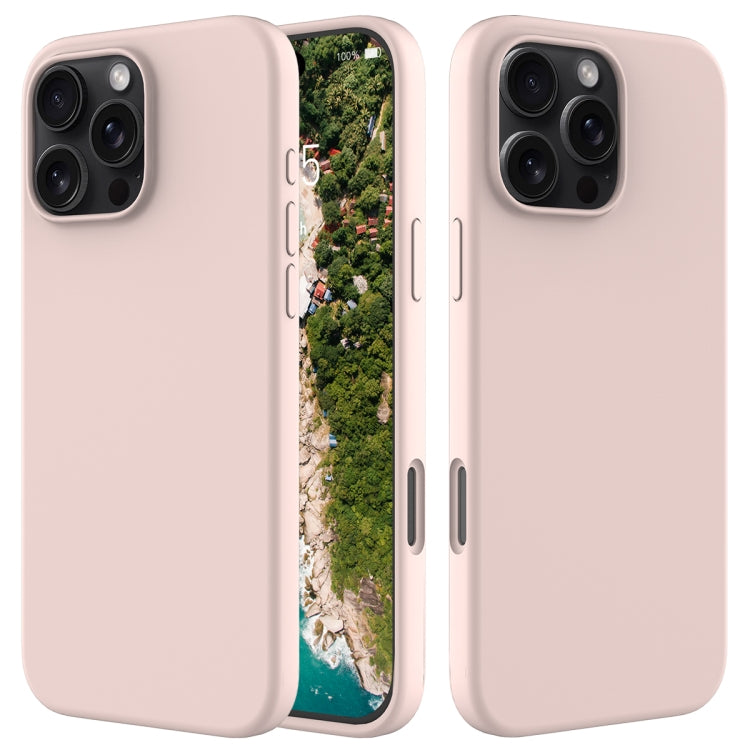 Solid Color Silicone Phone Case, For iPhone 16e, For iPhone 16 Pro Max, For iPhone 16 Pro, For iPhone 16 Plus, For iPhone 16, For iPhone 15 Pro Max, For iPhone 15 Pro, For iPhone 15 Plus