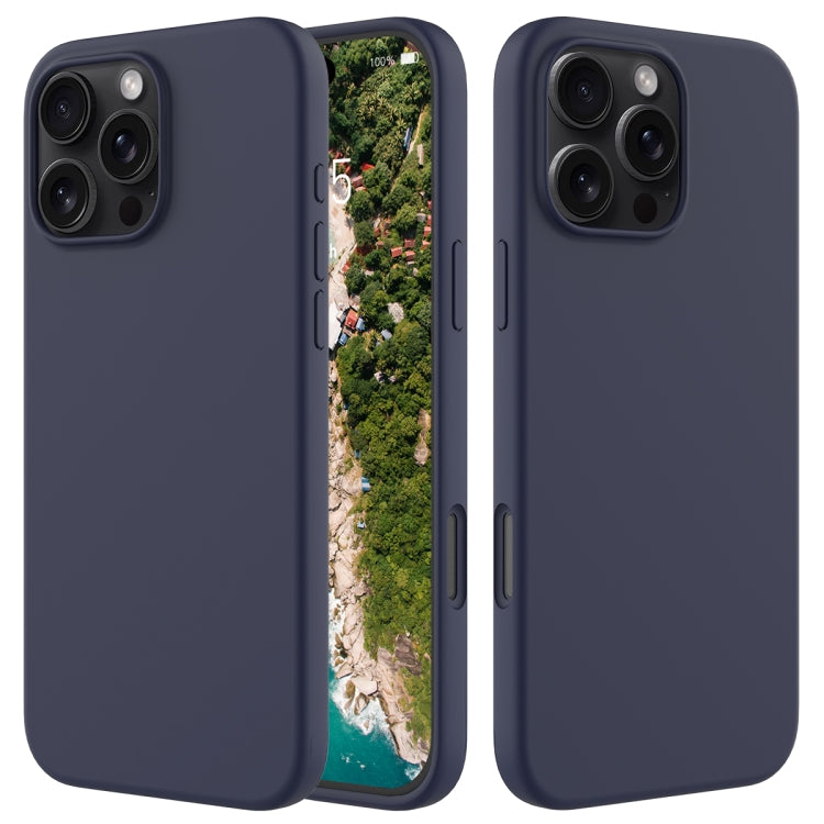 Solid Color Silicone Phone Case, For iPhone 16e, For iPhone 16 Pro Max, For iPhone 16 Pro, For iPhone 16 Plus, For iPhone 16, For iPhone 15 Pro Max, For iPhone 15 Pro, For iPhone 15 Plus