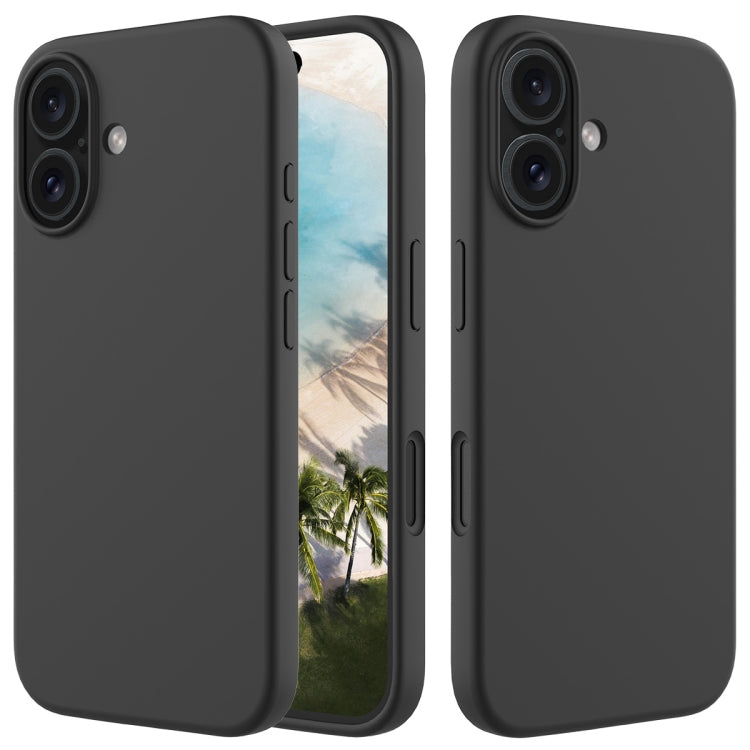 Solid Color Silicone Phone Case, For iPhone 16e, For iPhone 16 Pro Max, For iPhone 16 Pro, For iPhone 16 Plus, For iPhone 16, For iPhone 15 Pro Max, For iPhone 15 Pro, For iPhone 15 Plus