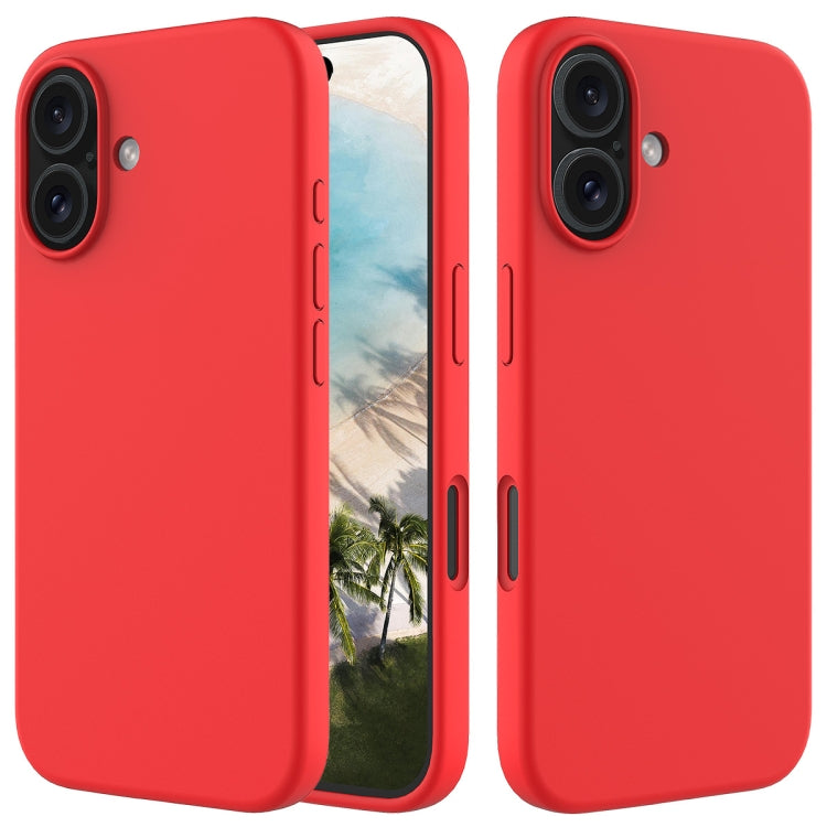 Solid Color Silicone Phone Case, For iPhone 16e, For iPhone 16 Pro Max, For iPhone 16 Pro, For iPhone 16 Plus, For iPhone 16, For iPhone 15 Pro Max, For iPhone 15 Pro, For iPhone 15 Plus