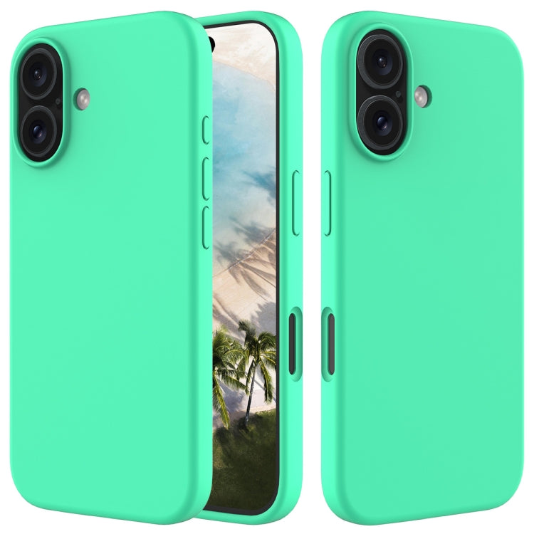 Solid Color Silicone Phone Case, For iPhone 16e, For iPhone 16 Pro Max, For iPhone 16 Pro, For iPhone 16 Plus, For iPhone 16, For iPhone 15 Pro Max, For iPhone 15 Pro, For iPhone 15 Plus