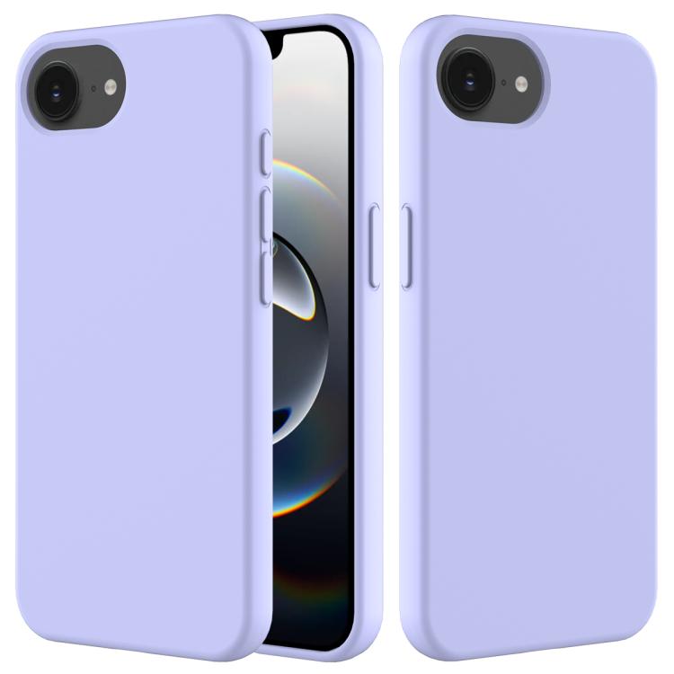 Solid Color Silicone Phone Case, For iPhone 16e, For iPhone 16 Pro Max, For iPhone 16 Pro, For iPhone 16 Plus, For iPhone 16, For iPhone 15 Pro Max, For iPhone 15 Pro, For iPhone 15 Plus
