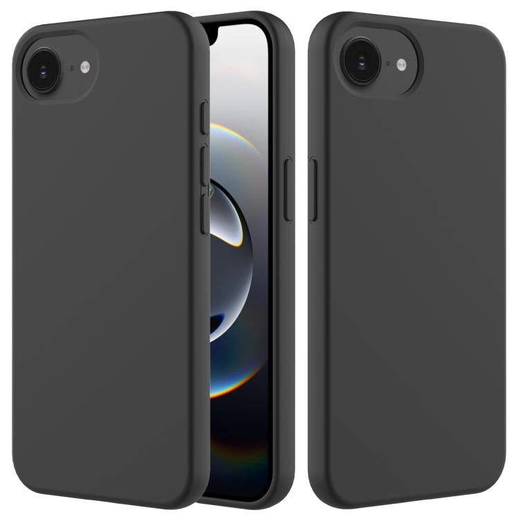 Solid Color Silicone Phone Case, For iPhone 16e, For iPhone 16 Pro Max, For iPhone 16 Pro, For iPhone 16 Plus, For iPhone 16, For iPhone 15 Pro Max, For iPhone 15 Pro, For iPhone 15 Plus