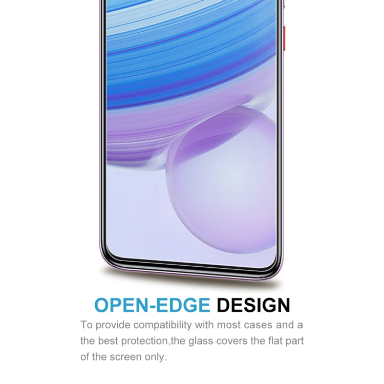 For Xiaomi Redmi 10X 4G Half-screen Transparent Tempered Glass Film, For Xiaomi Redmi 10X 4G (1 PC)