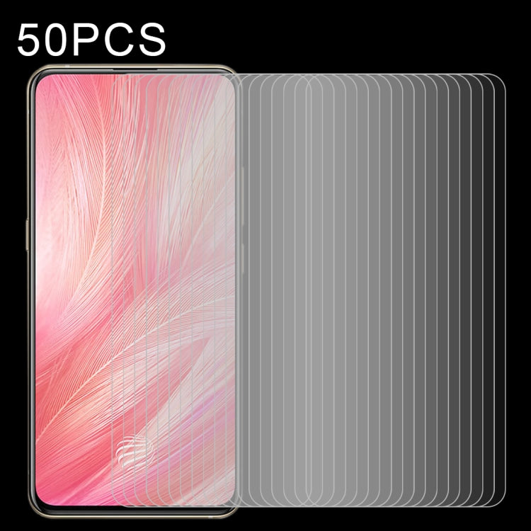 50 PCS Half-screen Transparent Tempered Glass Film, For Samsung Galaxy A40s, For Samsung Galaxy J7 Core, For Huawei nova 5z (50 PCS), For Vivo S1 (50 PCS), For Huawei nova 6 (50 PCS), For Vivo S1 Pro (50 PCS), For Vivo X27 (50 PCS)���������������������...