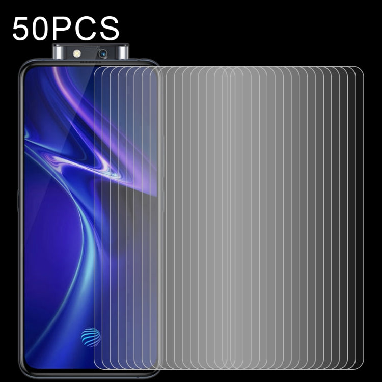 50 PCS Half-screen Transparent Tempered Glass Film, For Samsung Galaxy A40s, For Samsung Galaxy J7 Core, For Huawei nova 5z (50 PCS), For Vivo S1 (50 PCS), For Huawei nova 6 (50 PCS), For Vivo S1 Pro (50 PCS), For Vivo X27 (50 PCS)���������������������...