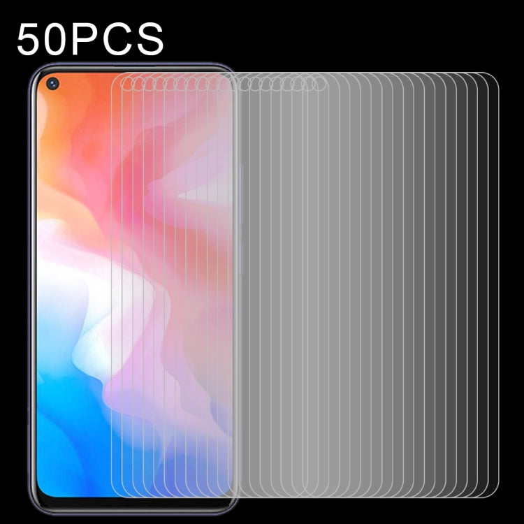 50 PCS Half-screen Transparent Tempered Glass Film, For Samsung Galaxy A40s, For Samsung Galaxy J7 Core, For Huawei nova 5z (50 PCS), For Vivo S1 (50 PCS), For Huawei nova 6 (50 PCS), For Vivo S1 Pro (50 PCS), For Vivo X27 (50 PCS)���������������������...