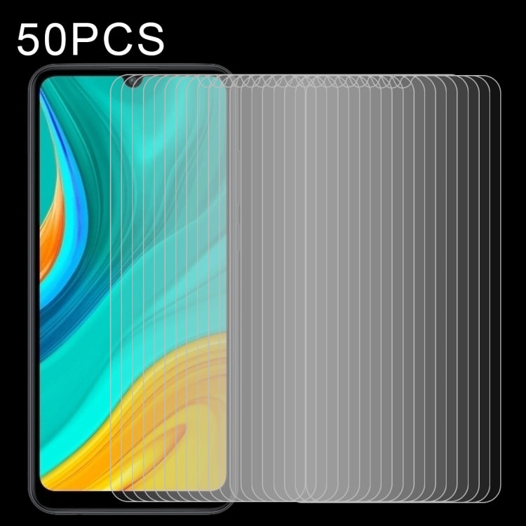 50 PCS Half-screen Transparent Tempered Glass Film, For Samsung Galaxy A40s, For Samsung Galaxy J7 Core, For Huawei nova 5z (50 PCS), For Vivo S1 (50 PCS), For Huawei nova 6 (50 PCS), For Vivo S1 Pro (50 PCS), For Vivo X27 (50 PCS)���������������������...