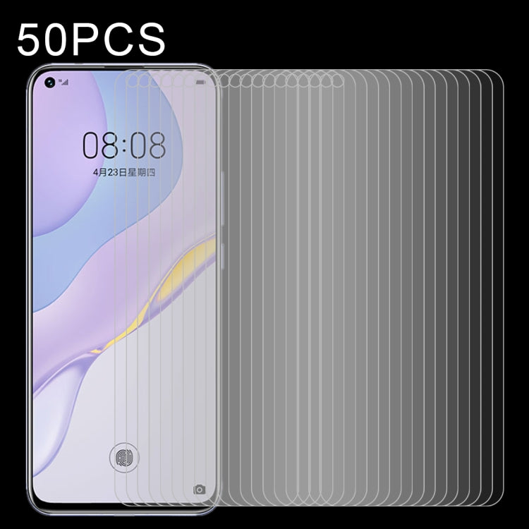 50 PCS Half-screen Transparent Tempered Glass Film, For Samsung Galaxy A40s, For Samsung Galaxy J7 Core, For Huawei nova 5z (50 PCS), For Vivo S1 (50 PCS), For Huawei nova 6 (50 PCS), For Vivo S1 Pro (50 PCS), For Vivo X27 (50 PCS)���������������������...