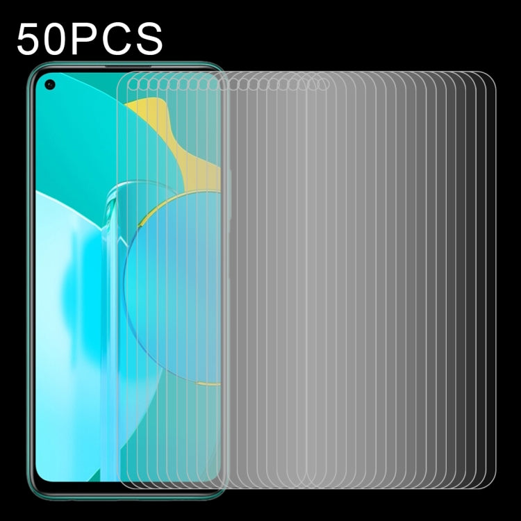 50 PCS Half-screen Transparent Tempered Glass Film, For Samsung Galaxy A40s, For Samsung Galaxy J7 Core, For Huawei nova 5z (50 PCS), For Vivo S1 (50 PCS), For Huawei nova 6 (50 PCS), For Vivo S1 Pro (50 PCS), For Vivo X27 (50 PCS)���������������������...