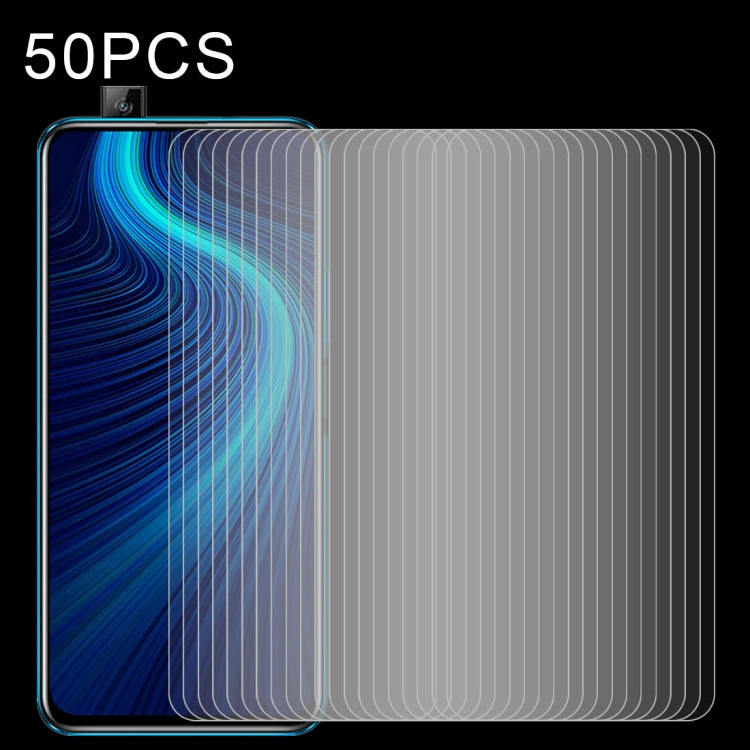 50 PCS Half-screen Transparent Tempered Glass Film, For Samsung Galaxy A40s, For Samsung Galaxy J7 Core, For Huawei nova 5z (50 PCS), For Vivo S1 (50 PCS), For Huawei nova 6 (50 PCS), For Vivo S1 Pro (50 PCS), For Vivo X27 (50 PCS)���������������������...