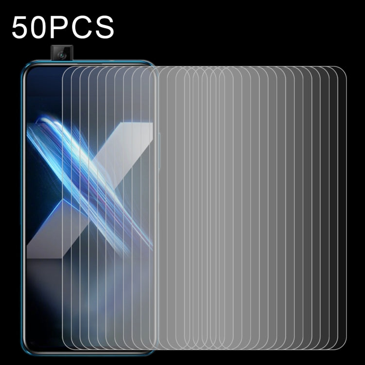 50 PCS Half-screen Transparent Tempered Glass Film, For Samsung Galaxy A40s, For Samsung Galaxy J7 Core, For Huawei nova 5z (50 PCS), For Vivo S1 (50 PCS), For Huawei nova 6 (50 PCS), For Vivo S1 Pro (50 PCS), For Vivo X27 (50 PCS)���������������������...