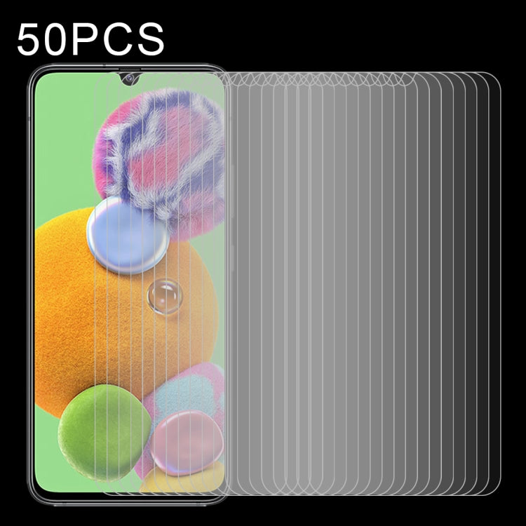 50 PCS Half-screen Transparent Tempered Glass Film, For Samsung Galaxy A40s, For Samsung Galaxy J7 Core, For Huawei nova 5z (50 PCS), For Vivo S1 (50 PCS), For Huawei nova 6 (50 PCS), For Vivo S1 Pro (50 PCS), For Vivo X27 (50 PCS)���������������������...