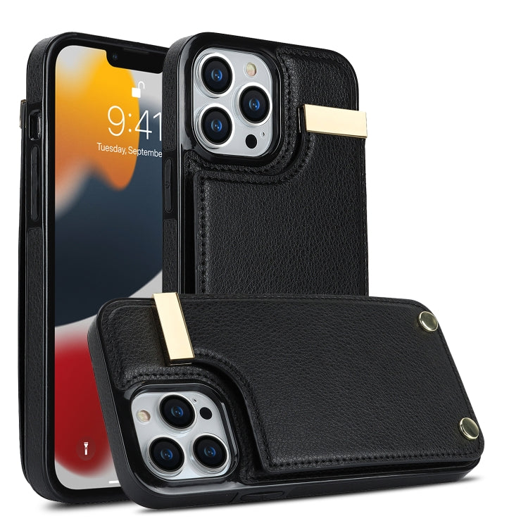 Metal Buckle Card Slots Phone Case, For iPhone 14 Pro, For iPhone 14 Pro Max, For iPhone SE 2022 / 2020 / 8 / 7, For iPhone 13 Pro Max, For iPhone 13 Pro, For iPhone 12 / 12 Pro, For iPhone 12 Pro Max, For iPhone 11 Pro Max, For iPhone 11��������������...