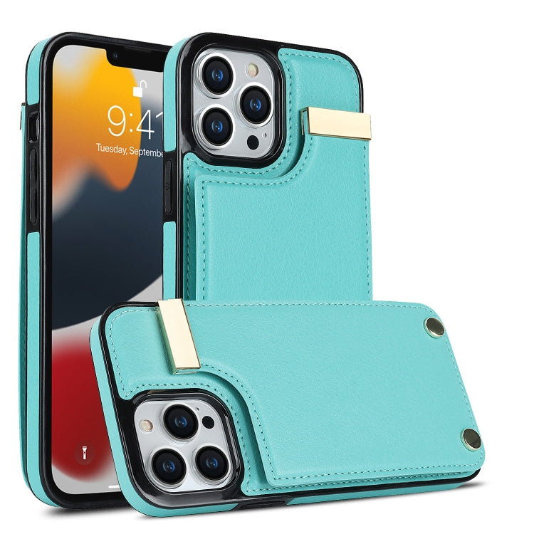 Metal Buckle Card Slots Phone Case, For iPhone 14 Pro, For iPhone 14 Pro Max, For iPhone SE 2022 / 2020 / 8 / 7, For iPhone 13 Pro Max, For iPhone 13 Pro, For iPhone 12 / 12 Pro, For iPhone 12 Pro Max, For iPhone 11 Pro Max, For iPhone 11��������������...