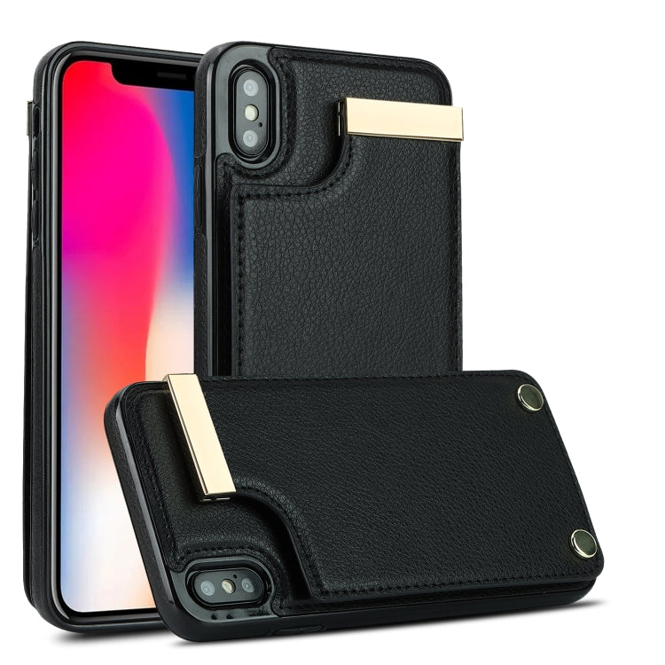 Metal Buckle Card Slots Phone Case, For iPhone 14 Pro, For iPhone 14 Pro Max, For iPhone SE 2022 / 2020 / 8 / 7, For iPhone 13 Pro Max, For iPhone 13 Pro, For iPhone 12 / 12 Pro, For iPhone 12 Pro Max, For iPhone 11 Pro Max, For iPhone 11��������������...