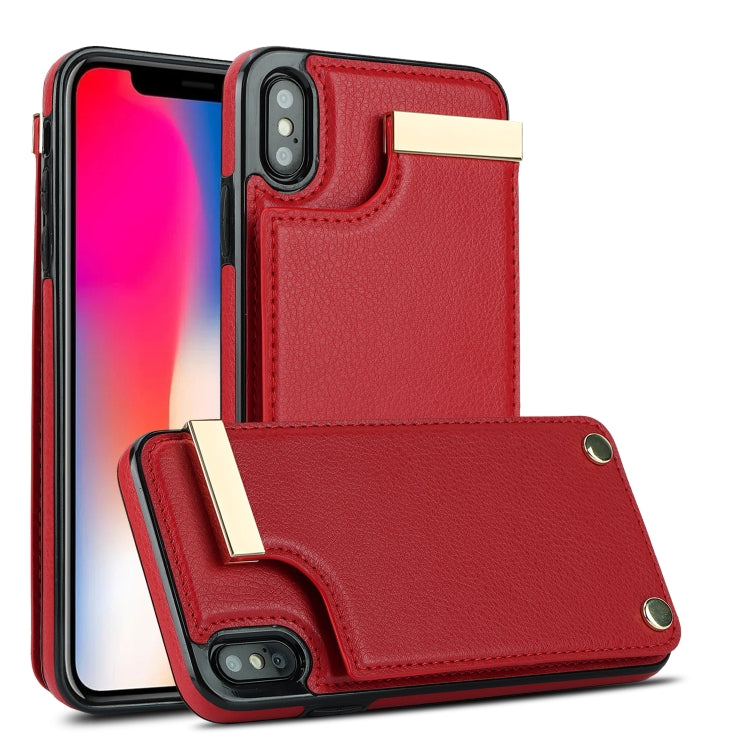 Metal Buckle Card Slots Phone Case, For iPhone 14 Pro, For iPhone 14 Pro Max, For iPhone SE 2022 / 2020 / 8 / 7, For iPhone 13 Pro Max, For iPhone 13 Pro, For iPhone 12 / 12 Pro, For iPhone 12 Pro Max, For iPhone 11 Pro Max, For iPhone 11��������������...