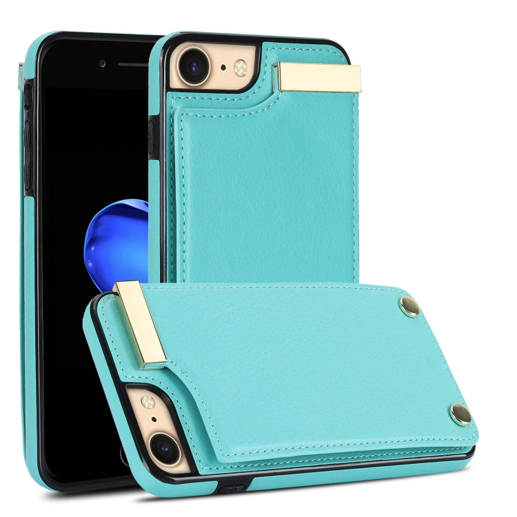 Metal Buckle Card Slots Phone Case, For iPhone 14 Pro, For iPhone 14 Pro Max, For iPhone SE 2022 / 2020 / 8 / 7, For iPhone 13 Pro Max, For iPhone 13 Pro, For iPhone 12 / 12 Pro, For iPhone 12 Pro Max, For iPhone 11 Pro Max, For iPhone 11��������������...
