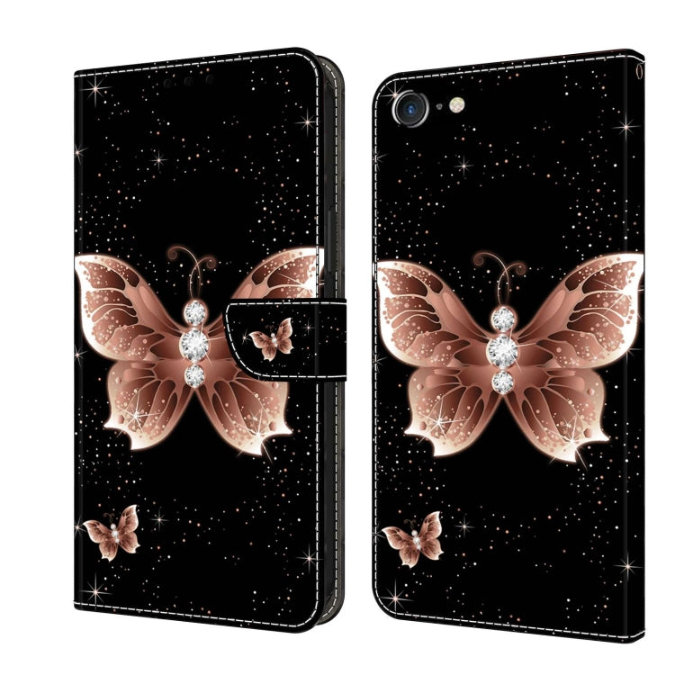 Crystal 3D Shockproof Protective Leather Phone Case, For iPhone X / XS, For iPhone XR, For iPhone XS Max, For iPhone 6 Plus / 7 Plus / 8 Plus, For iPhone 6 / 7