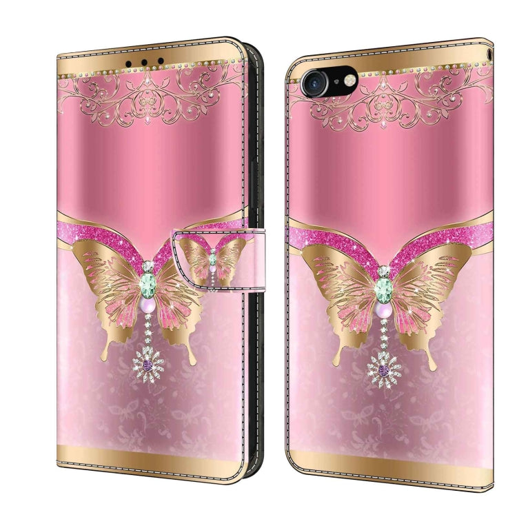 Crystal 3D Shockproof Protective Leather Phone Case, For iPhone X / XS, For iPhone XR, For iPhone XS Max, For iPhone 6 Plus / 7 Plus / 8 Plus, For iPhone 6 / 7