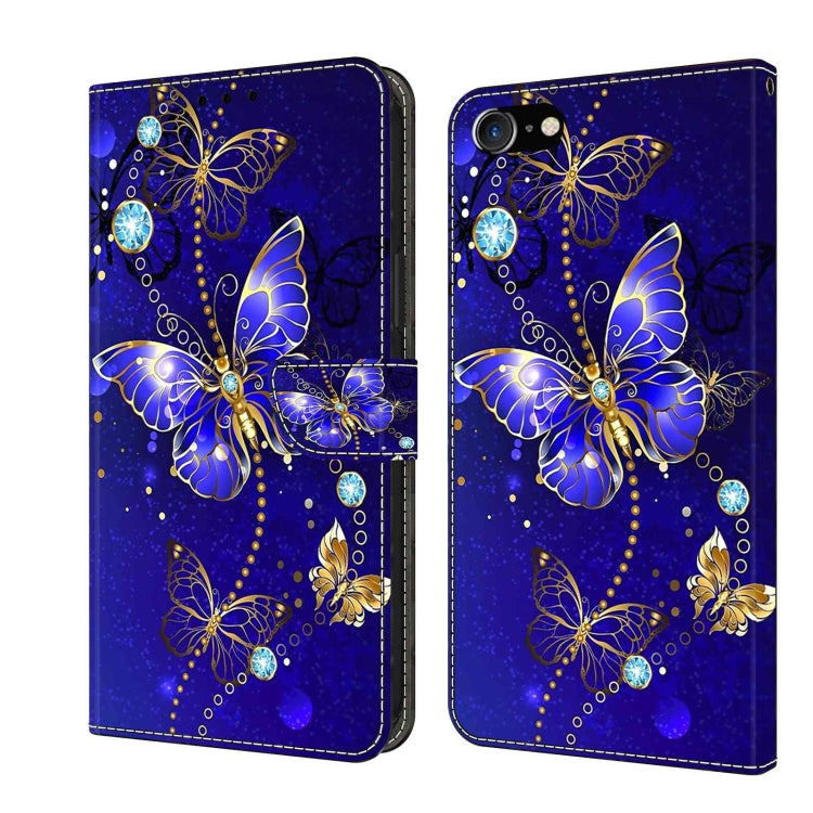 Crystal 3D Shockproof Protective Leather Phone Case, For iPhone X / XS, For iPhone XR, For iPhone XS Max, For iPhone 6 Plus / 7 Plus / 8 Plus, For iPhone 6 / 7