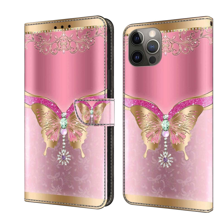 Crystal 3D Shockproof Protective Leather Phone Case, For iPhone 12 mini / 13 mini, For iPhone 12 / 12 Pro, For iPhone 11 Pro Max, For iPhone 11, For iPhone 11 Pro