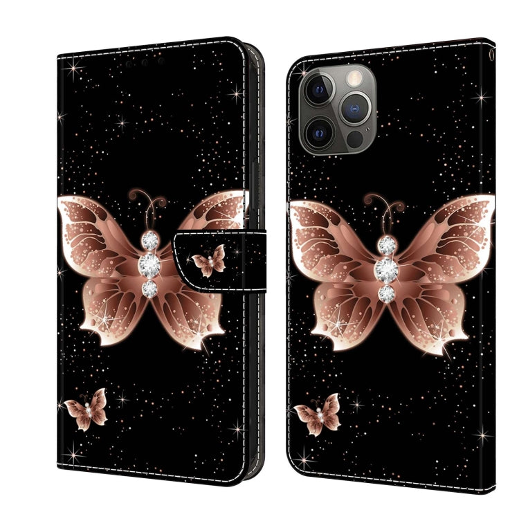 Crystal 3D Shockproof Protective Leather Phone Case, For iPhone 12 mini / 13 mini, For iPhone 12 / 12 Pro, For iPhone 11 Pro Max, For iPhone 11, For iPhone 11 Pro