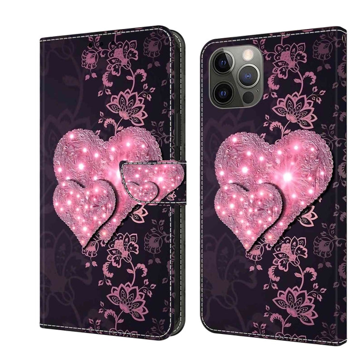 Crystal 3D Shockproof Protective Leather Phone Case, For iPhone 12 mini / 13 mini, For iPhone 12 / 12 Pro, For iPhone 11 Pro Max, For iPhone 11, For iPhone 11 Pro