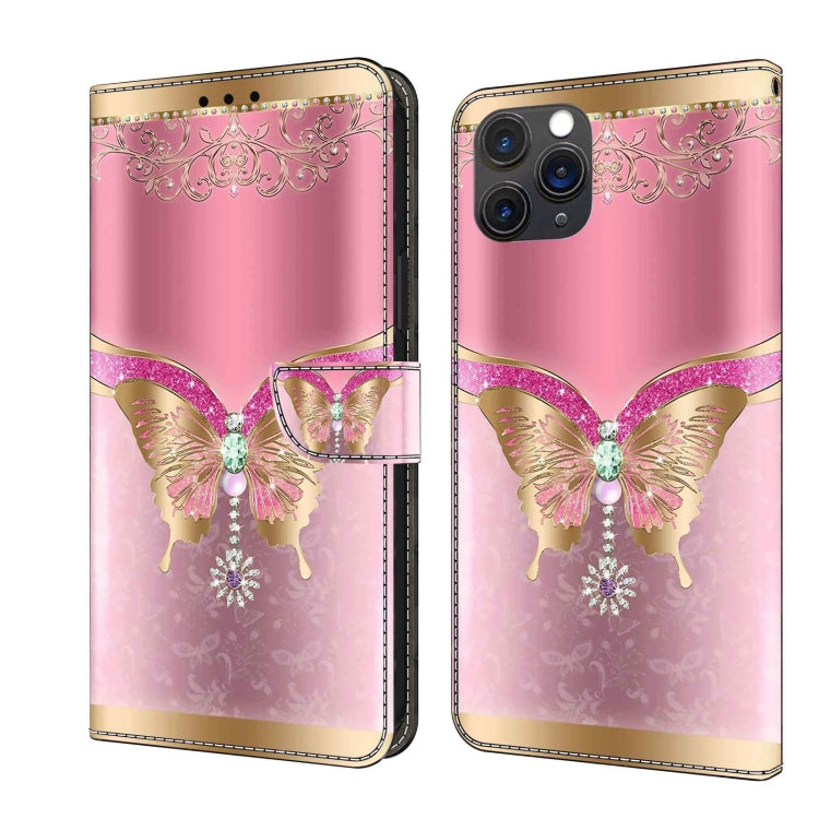 Crystal 3D Shockproof Protective Leather Phone Case, For iPhone 12 mini / 13 mini, For iPhone 12 / 12 Pro, For iPhone 11 Pro Max, For iPhone 11, For iPhone 11 Pro