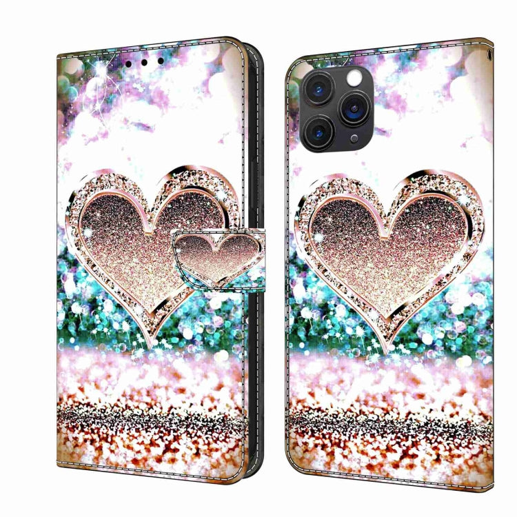 Crystal 3D Shockproof Protective Leather Phone Case, For iPhone 12 mini / 13 mini, For iPhone 12 / 12 Pro, For iPhone 11 Pro Max, For iPhone 11, For iPhone 11 Pro