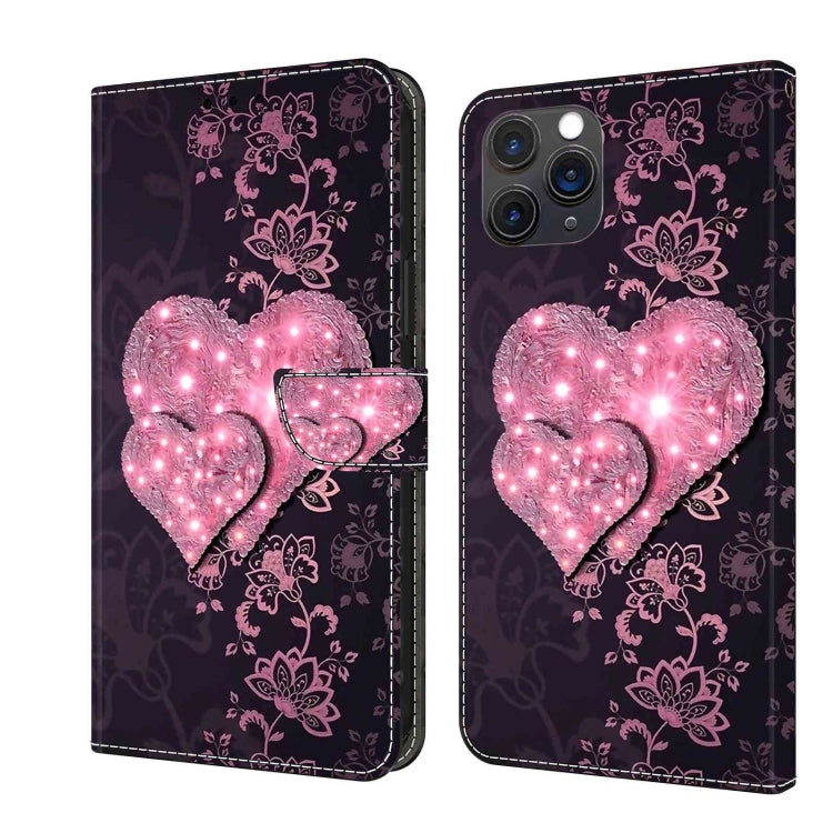 Crystal 3D Shockproof Protective Leather Phone Case, For iPhone 12 mini / 13 mini, For iPhone 12 / 12 Pro, For iPhone 11 Pro Max, For iPhone 11, For iPhone 11 Pro