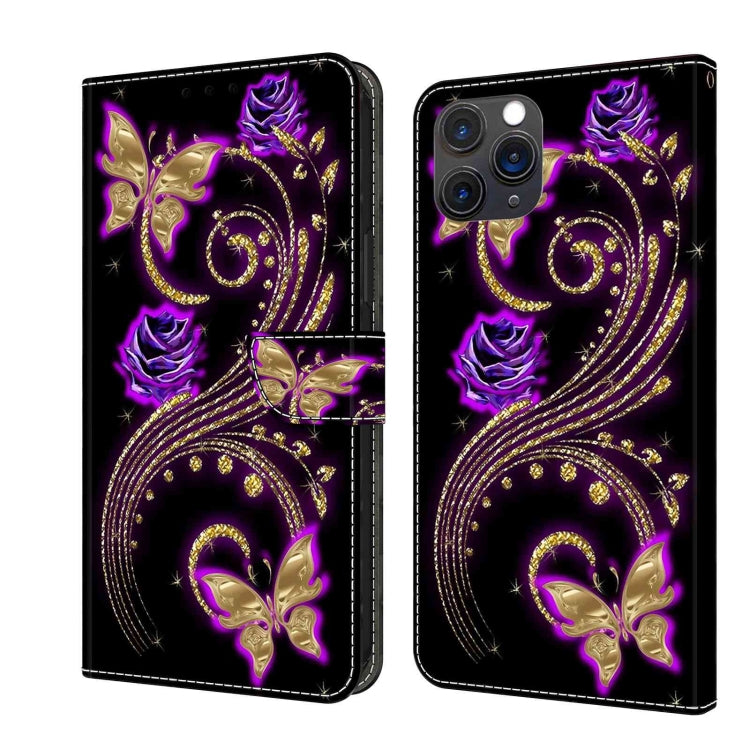 Crystal 3D Shockproof Protective Leather Phone Case, For iPhone 12 mini / 13 mini, For iPhone 12 / 12 Pro, For iPhone 11 Pro Max, For iPhone 11, For iPhone 11 Pro