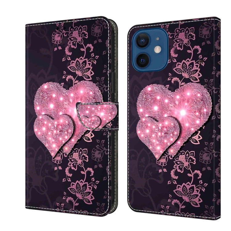 Crystal 3D Shockproof Protective Leather Phone Case, For iPhone 12 mini / 13 mini, For iPhone 12 / 12 Pro, For iPhone 11 Pro Max, For iPhone 11, For iPhone 11 Pro