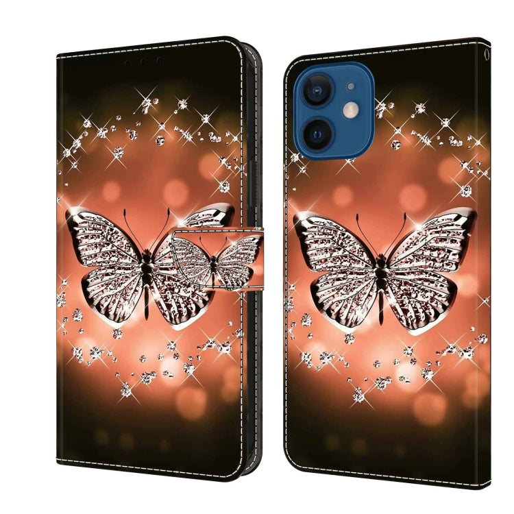 Crystal 3D Shockproof Protective Leather Phone Case, For iPhone 12 mini / 13 mini, For iPhone 12 / 12 Pro, For iPhone 11 Pro Max, For iPhone 11, For iPhone 11 Pro