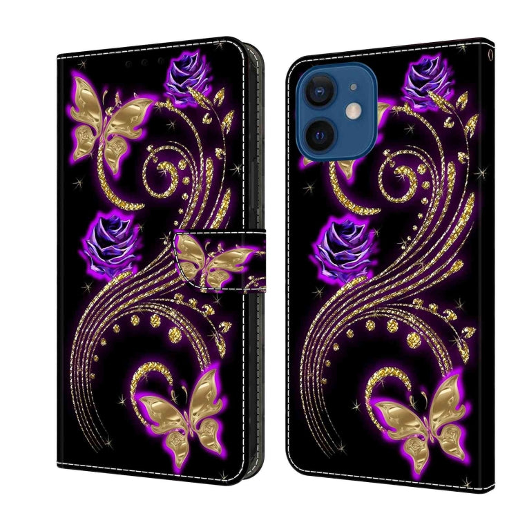 Crystal 3D Shockproof Protective Leather Phone Case, For iPhone 12 mini / 13 mini, For iPhone 12 / 12 Pro, For iPhone 11 Pro Max, For iPhone 11, For iPhone 11 Pro