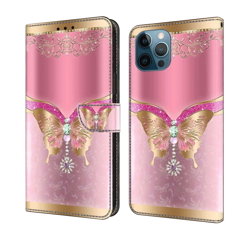 Crystal 3D Shockproof Protective Leather Phone Case, For iPhone 15 Plus, For iPhone 14 Pro Max, For iPhone 15, For iPhone 12 Pro Max / 13 Pro Max, For iPhone 13 Pro