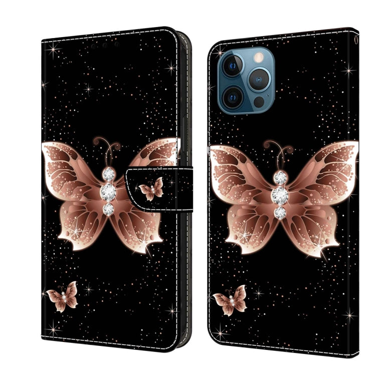 Crystal 3D Shockproof Protective Leather Phone Case, For iPhone 15 Plus, For iPhone 14 Pro Max, For iPhone 15, For iPhone 12 Pro Max / 13 Pro Max, For iPhone 13 Pro