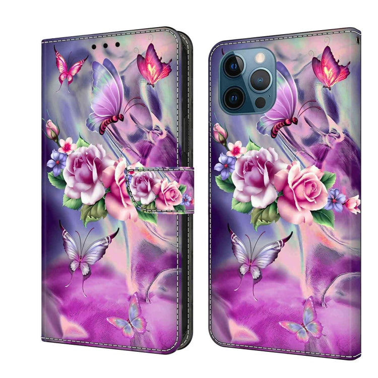 Crystal 3D Shockproof Protective Leather Phone Case, For iPhone 15 Plus, For iPhone 14 Pro Max, For iPhone 15, For iPhone 12 Pro Max / 13 Pro Max, For iPhone 13 Pro