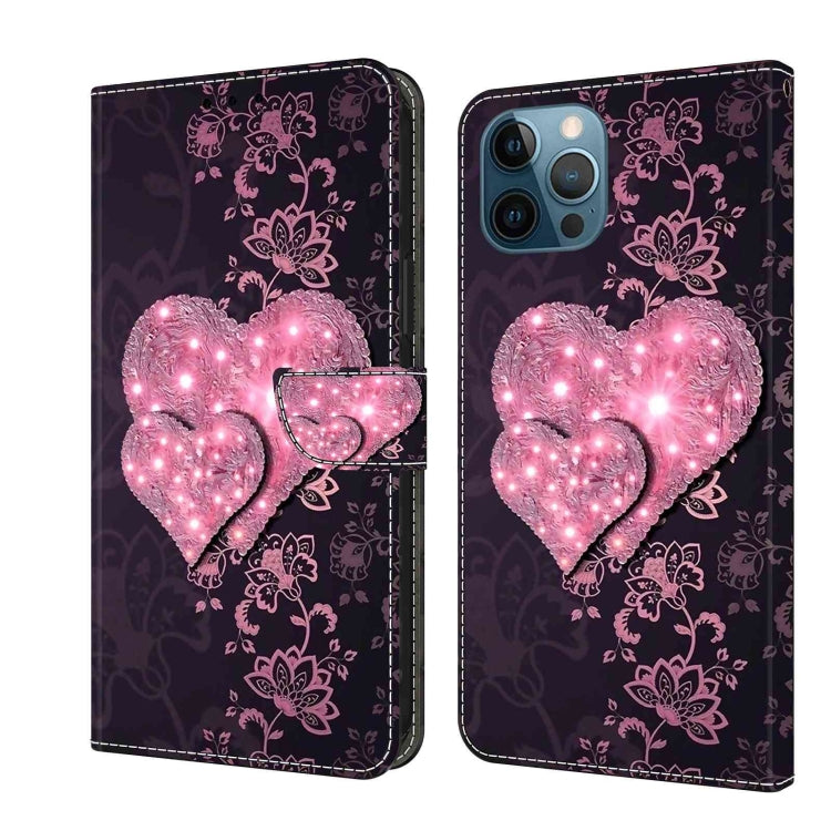 Crystal 3D Shockproof Protective Leather Phone Case, For iPhone 15 Plus, For iPhone 14 Pro Max, For iPhone 15, For iPhone 12 Pro Max / 13 Pro Max, For iPhone 13 Pro