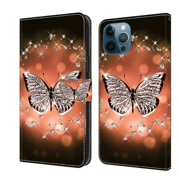 Crystal 3D Shockproof Protective Leather Phone Case, For iPhone 15 Plus, For iPhone 14 Pro Max, For iPhone 15, For iPhone 12 Pro Max / 13 Pro Max, For iPhone 13 Pro