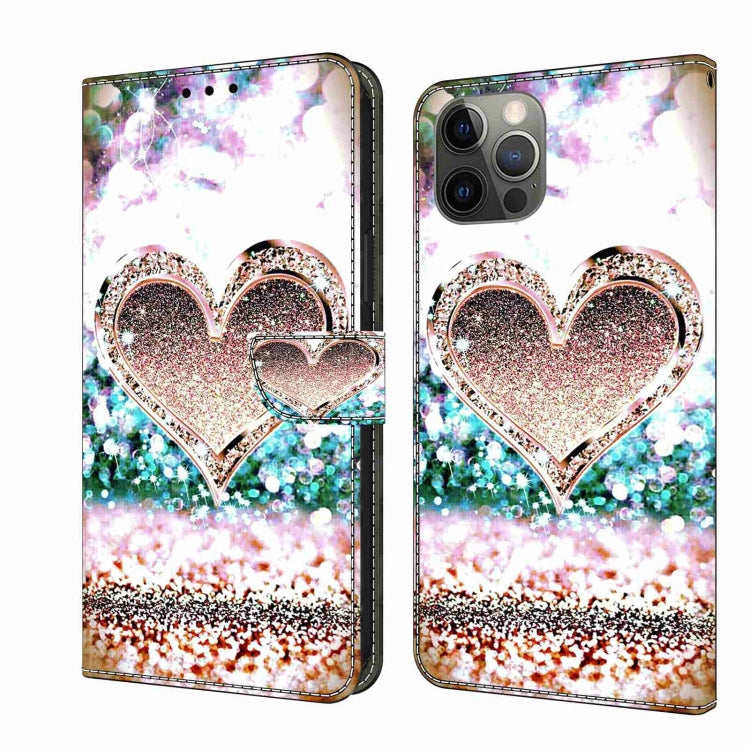 Crystal 3D Shockproof Protective Leather Phone Case, For iPhone 12 mini / 13 mini, For iPhone 12 / 12 Pro, For iPhone 11 Pro Max, For iPhone 11, For iPhone 11 Pro