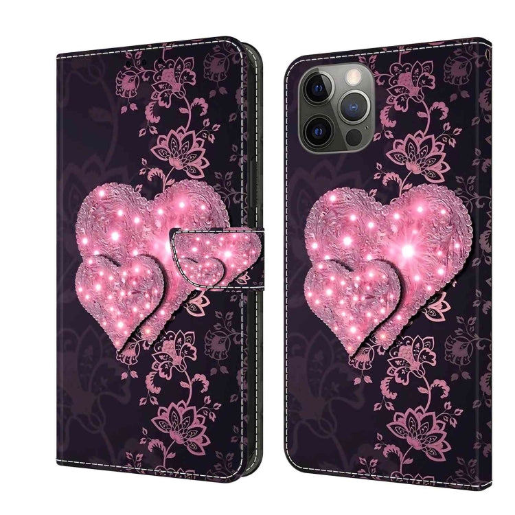 Crystal 3D Shockproof Protective Leather Phone Case, For iPhone 12 mini / 13 mini, For iPhone 12 / 12 Pro, For iPhone 11 Pro Max, For iPhone 11, For iPhone 11 Pro
