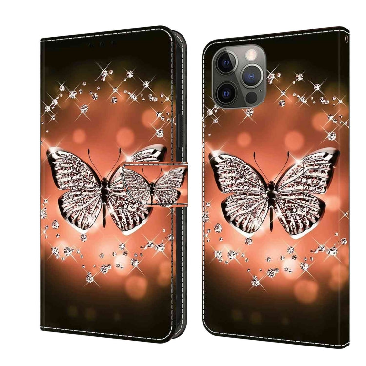 Crystal 3D Shockproof Protective Leather Phone Case, For iPhone 12 mini / 13 mini, For iPhone 12 / 12 Pro, For iPhone 11 Pro Max, For iPhone 11, For iPhone 11 Pro