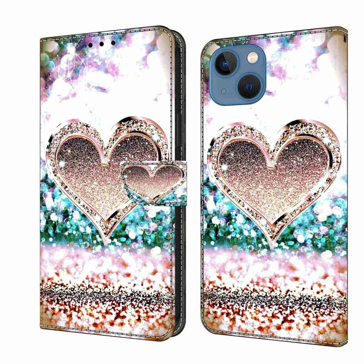 Crystal 3D Shockproof Protective Leather Phone Case, For iPhone 14 Plus, For iPhone 15 Pro Max, For iPhone 15 Pro, For iPhone 13 / 14, For iPhone 14 Pro