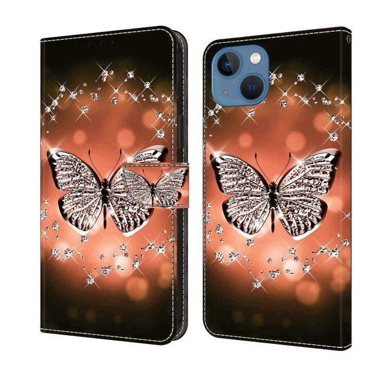 Crystal 3D Shockproof Protective Leather Phone Case, For iPhone 14 Plus, For iPhone 15 Pro Max, For iPhone 15 Pro, For iPhone 13 / 14, For iPhone 14 Pro