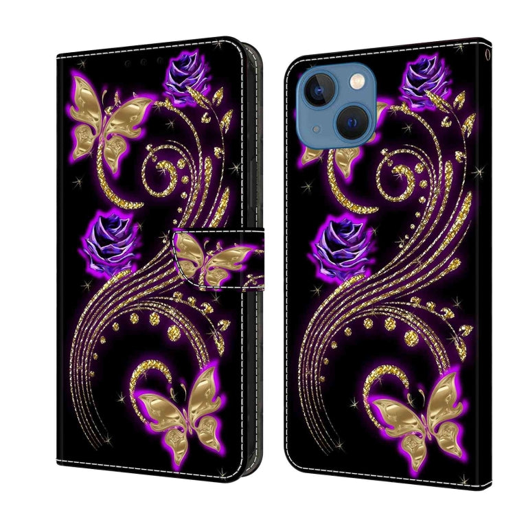 Crystal 3D Shockproof Protective Leather Phone Case, For iPhone 14 Plus, For iPhone 15 Pro Max, For iPhone 15 Pro, For iPhone 13 / 14, For iPhone 14 Pro