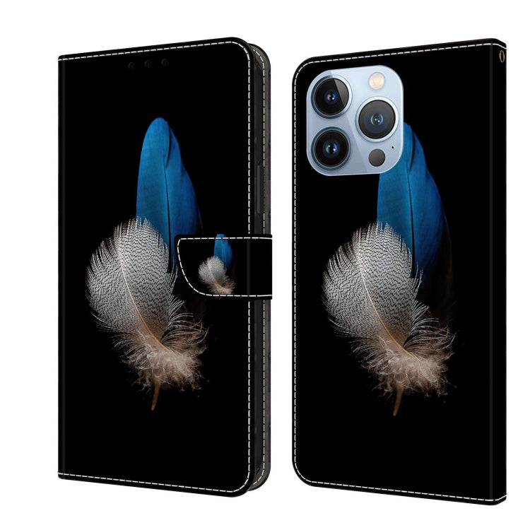 Crystal 3D Shockproof Protective Leather Phone Case, For iPhone 15 Plus, For iPhone 14 Pro Max, For iPhone 15, For iPhone 12 Pro Max / 13 Pro Max, For iPhone 13 Pro